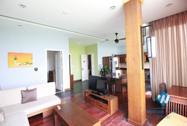 Modern, lakeside apartment for rent in Quang Khanh, Tay Ho, Hanoi